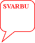 Скругленная прямоугольная выноска: SVARBU